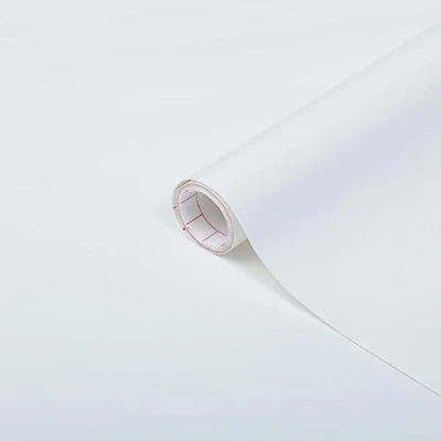 Imagen de d c fix vinilo adhesivo muebles Blanco unicolor mate autoadhesivo impermeable decorativo para cocina, armario, puerta, mesa papel pintado forrar rollo láminas 45 cm x 2 m