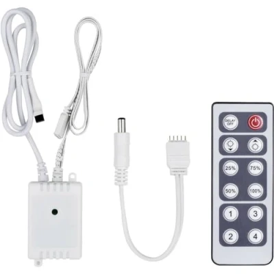 Imagen de Paulmann 70683 Controller de regulación y conmutación MaxLED para strip LED, control strips monocolor incl. mando a distancia por IR máx. 144 W, Blanco