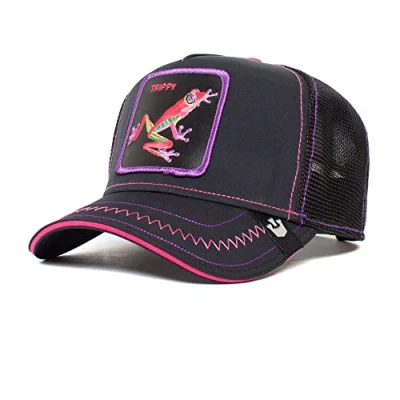 Imagen de Goorin Bros. The Farm Drip Collection Gorra de camionero ajustable unisex, Negro (Triiipppy), talla única