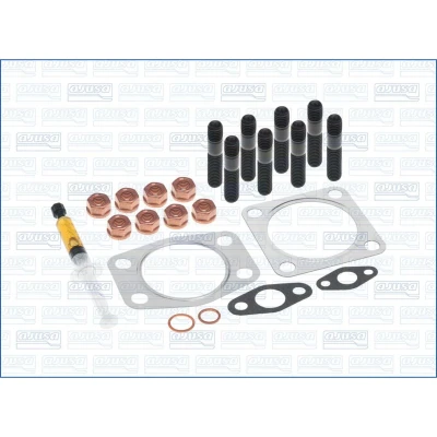Imagen de AJUSA JTC11370 Juego de montaje, turbocompresor with studs, syringe oil con juntas instrucciones montaje AUDI: 100 C4 Berlina norauto,