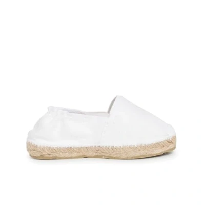 Imagen de Pisamonas CON Cinta Alpargatas para niños, Talla: 24, Blanco Zapatos