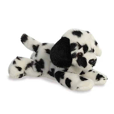 Imagen de Aurora, 31821, Mini Flopsies Dipper Dalmatian Dog, 20cm, Soft Toy, Black and White