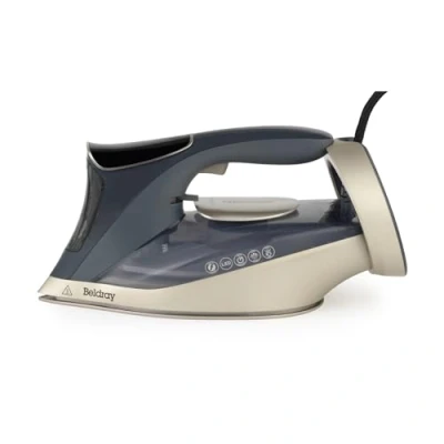 Imagen de Plancha de vapor Beldray 3200W pantalla táctil LED digital, control preciso y fácil temperatura, 4 modos preestablecidos calor, suela cerámica, continuo, 380 ml, BEL01982VDE