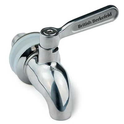 Imagen de British Berkefeld Reemplazo de carcasa filtro agua potable por gravedad acero inoxidable para grifo También se adapta a otros sistemas (metálico)