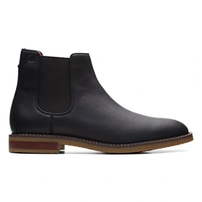 Imagen de Clarks Jaxen, Botas Estilo Chelsea Hombre, Piel Negra, 45 EU