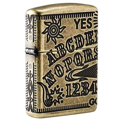 Imagen de Zippo Ouijia Board Armor Mechero de Bolsillo latón Envejecido