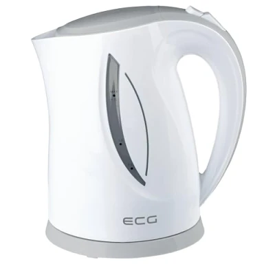 Imagen de ECG RK 1758 Grey Hervidor de agua, 1,7 L, plástico, 1.7 L), Gris color blanco
