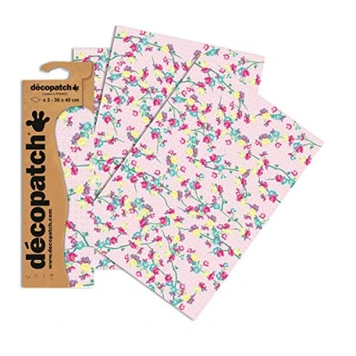 Imagen de Clairefontaine ES Décopatch Lote de 3 hojas iguales para pegar