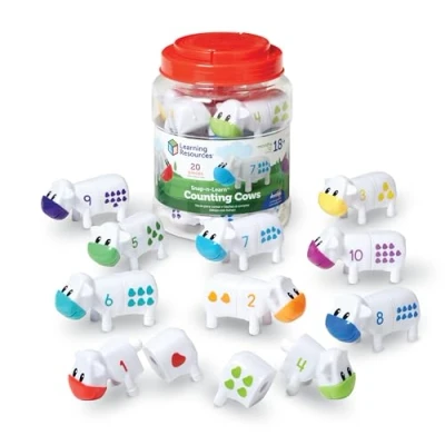 Imagen de Learning Resources Vacas para contar Snap n Learn
