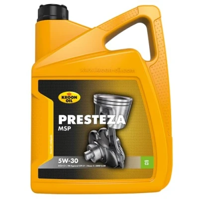 Imagen de Kroon Oil Presteza 5W 30 5L Aceite de motor 33229 BMW: X3, X1, 3 Touring, VOLKSWAGEN: Passat B6 Variant, Caddy 3, SEAT: Ibiza