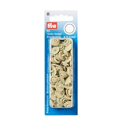 Imagen de Prym Broches De Presión Color, Beige, 12,4 mm, 30