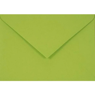 Imagen de Netuno 500x sobres de colores verdes claros DIN C6 114x162mm 115g Sirio Color Lime solapa engomada puntiaguda sin ventana para invitaciones Navidad tarjeta boda cartas dinero bricolaje fiesta bautizo