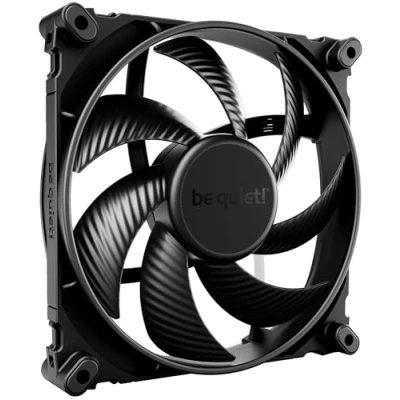 Imagen de be quiet! ventilador Silent Wings 4 140mm PWM Black, aletas optimizadas, alto rendimiento extraordinario, presión de aire extremadamente alta, funcionamiento prácticamente inaudible