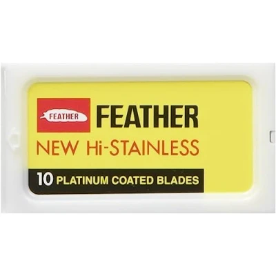 Imagen de Feather 10 cuchillas de afeitar doble hilo