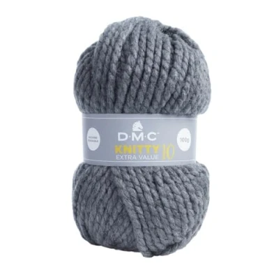 Imagen de DMC Lana Knitty 10 Ovillo de 100 g 82 m gruesa, increíblemente rápida tejer, perfecta para principiantes 21 colores disponibles