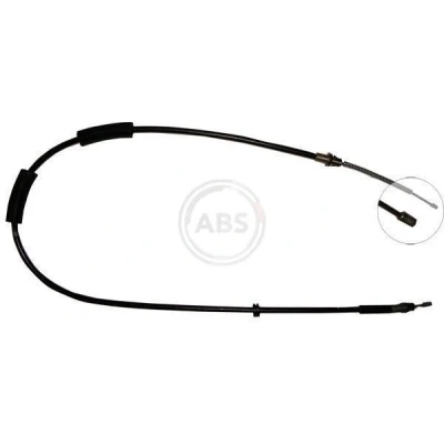 Imagen de A.B.S. K10715 Cable de Freno Mano 1575 Tambor para dirección izquierda/derecha FORD: MONDEO 2