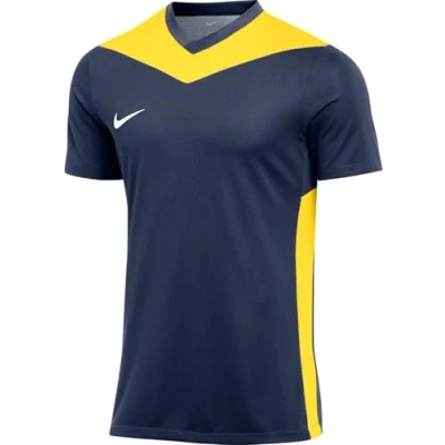 Imagen de Nike FD7430 410 M NK DF PRK DRB IV JSY SS Sweatshirt Hombre Midnight Navy/Tour Yellow/White Tamaño