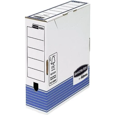 Imagen de Fellowes 0026501 Blue, White File Storage Box/Organizador Boxes &amp; organizers (Blue, White, A4, 147 g, 427 x 404 7 mm)