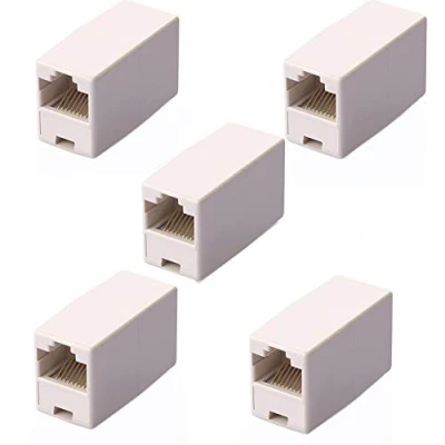 Imagen de SIENOC Cable de red Cat5 Cat5e RJ45 8P8C hembra a hembra, 5 unidades