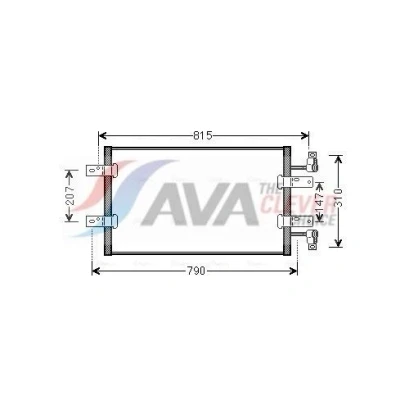 Imagen de PRASCO RTA5451 Condensador 15,6 Aluminio 710 R 134 A RENAULT: TRAFIC 2 Kasten, Bus, 2, OPEL: Vivaro Combi, Furgón