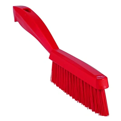 Imagen de Vikan Higiene Cepillo de mano estrecho Fibras extra duras Rojo