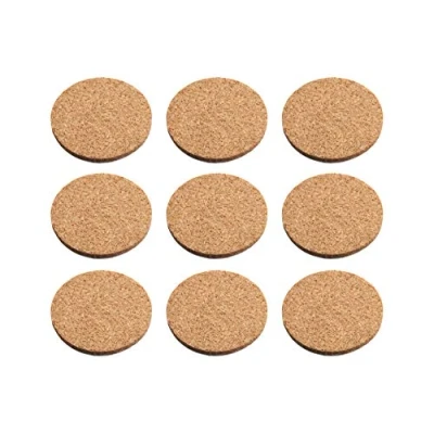 Imagen de Metafranc Corcho Almohadillas De Diámetro 40 Mm Autoadhesivo 4 Unidades Natural Para Muebles Superficies Lisas/Para (Redondas/Tope Puerta 3