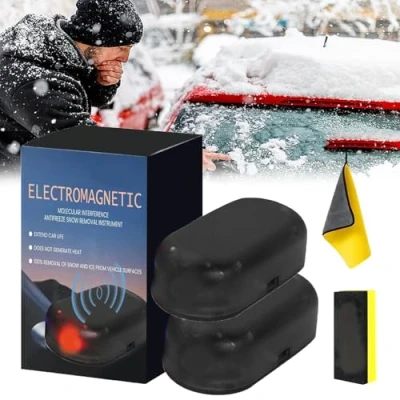 Imagen de Electromagnetic Wave Anti Freezing and Snow Removal Device, Car Interference Antifreeze Instrument, Freeze Car, Fast Efficient (*2)
