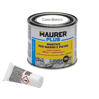 Imagen de Masilla Para Marmol/Piedra 150 ml. Color Blanca