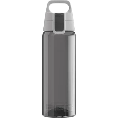 Imagen de SIGG Total Color Anthracite botella cantimplora (0.6 L), hermética sin sustancias nocivas, resistente y ligera de plástico tritán