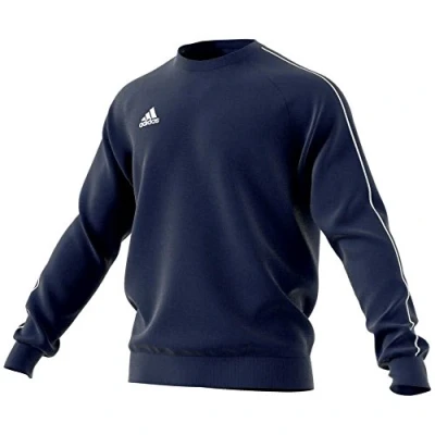 Imagen de adidas CORE18 SW Top Y Sudadera, Unisex Niños, Azul (Dark Blue/White), 164