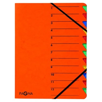 Imagen de Pagna Easy Clasificador A4 con separadores por colores, rojo