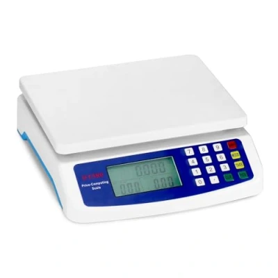 Imagen de QWORK® báscula de cocina electrónica 30 kg, digital con pantalla LCD, pilas no incluidas