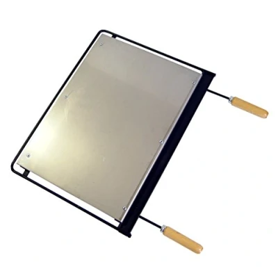Imagen de Imex El Zorro Plancha para barbacoa, inox, 66 x 41 cm, GRIS, 71615