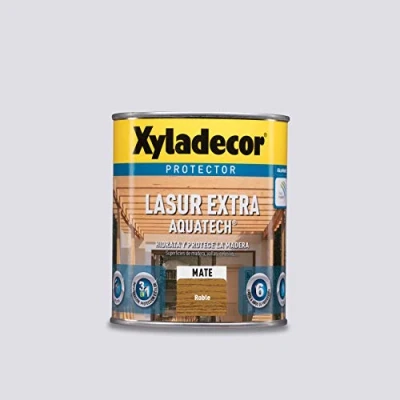 Imagen de Xyladecor 250 Lasur Extra Mate Aquatech, Para madera Roble, 750 ml