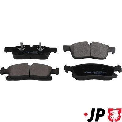 Imagen de JP GROUP 1363606910 Juego de pastillas freno Eje delantero preparado para indicador desgaste MERCEDES BENZ: Clase ML, GL, GLS