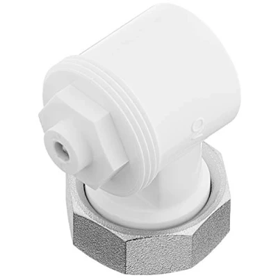Imagen de Oventrop ángulo Adaptador para válvula de HK, 1 pieza, color blanco, 1011450