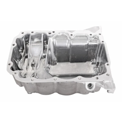 Imagen de VAICO V20 3374 Cárter de aceite sin junta, con tornillo purga taladro para sensor nivel Aluminio MINI: Hatchback