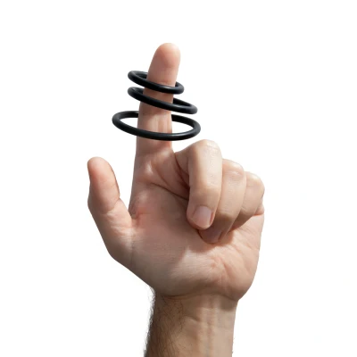 Imagen de Set de 3 anillos para el pene Ula Platanomelón
