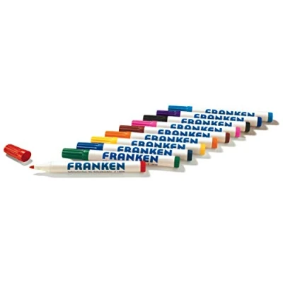 Imagen de Franken Z1902 01 Rotulador de pizarra (rellenable, grosor 2 6, 10 unidades), color rojo