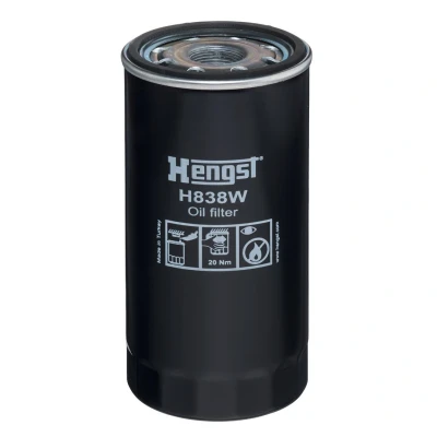 Imagen de HENGST FILTER H838W Filtro de aceite enroscable