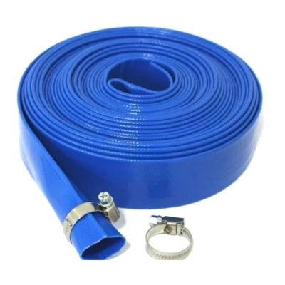 Imagen de EQUIP247UK Manguera de descarga agua plana para riego (32 mm, diámetro 20 metros largo)