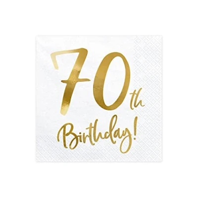 Imagen de PartyDeco Servilletas de papel 33 x cm, 3 capas, 20 unidades, 30 cm