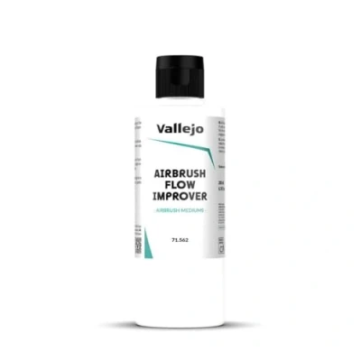 Imagen de Vallejo Airbrush Flow Improver 200 Ml. Diluyente de Aerógrafo. Mejora la Fluidez las Pinturas Acrílicas sin Perder Cualidades