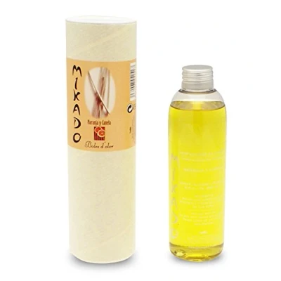 Imagen de Boles d&#039;olor Recambio Mikado Ambientador Difusor de Perfume para Hogar Naranja Canela 200 ml.