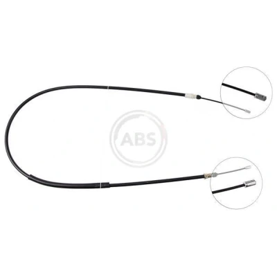 Imagen de A.B.S. K12166 Cable de Freno Mano 1505 Discos para dirección izquierda/derecha PEUGEOT: 106 II Hatchback, CITROËN: Saxo Hatchback