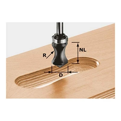 Imagen de Festool fresa para listón de agarre hw s8 r16/nl32