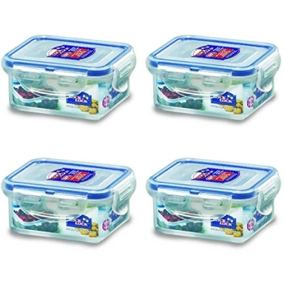 Imagen de LOCK&amp;LOCK HPL805SET Recipiente rectangular para alimentos (plástico, transparente)