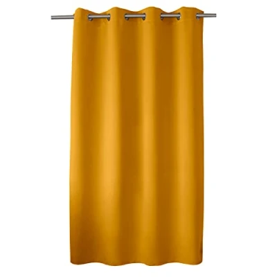 Imagen de ED ENJOY HOME Réglisse Cortina Opaca, 140 X 180 cm, Poliéster, Mostaza, 140L 180H cm (1 Panneaux)