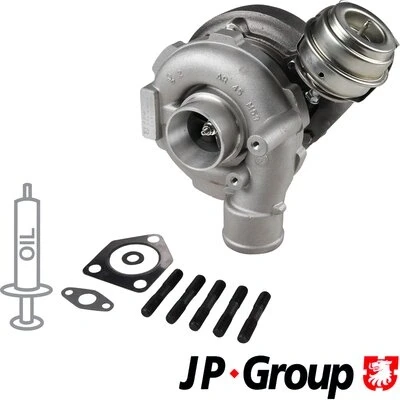 Imagen de JP GROUP 1417400200 Turbocompresor de gases escape incl. kit juntas BMW: 5 Berlina, Touring