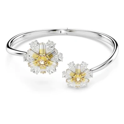 Imagen de Swarovski Idyllia Bangle Pulsera silvercoloured/yellow, Mujer, Talla: Small, Silver coloured/yellow